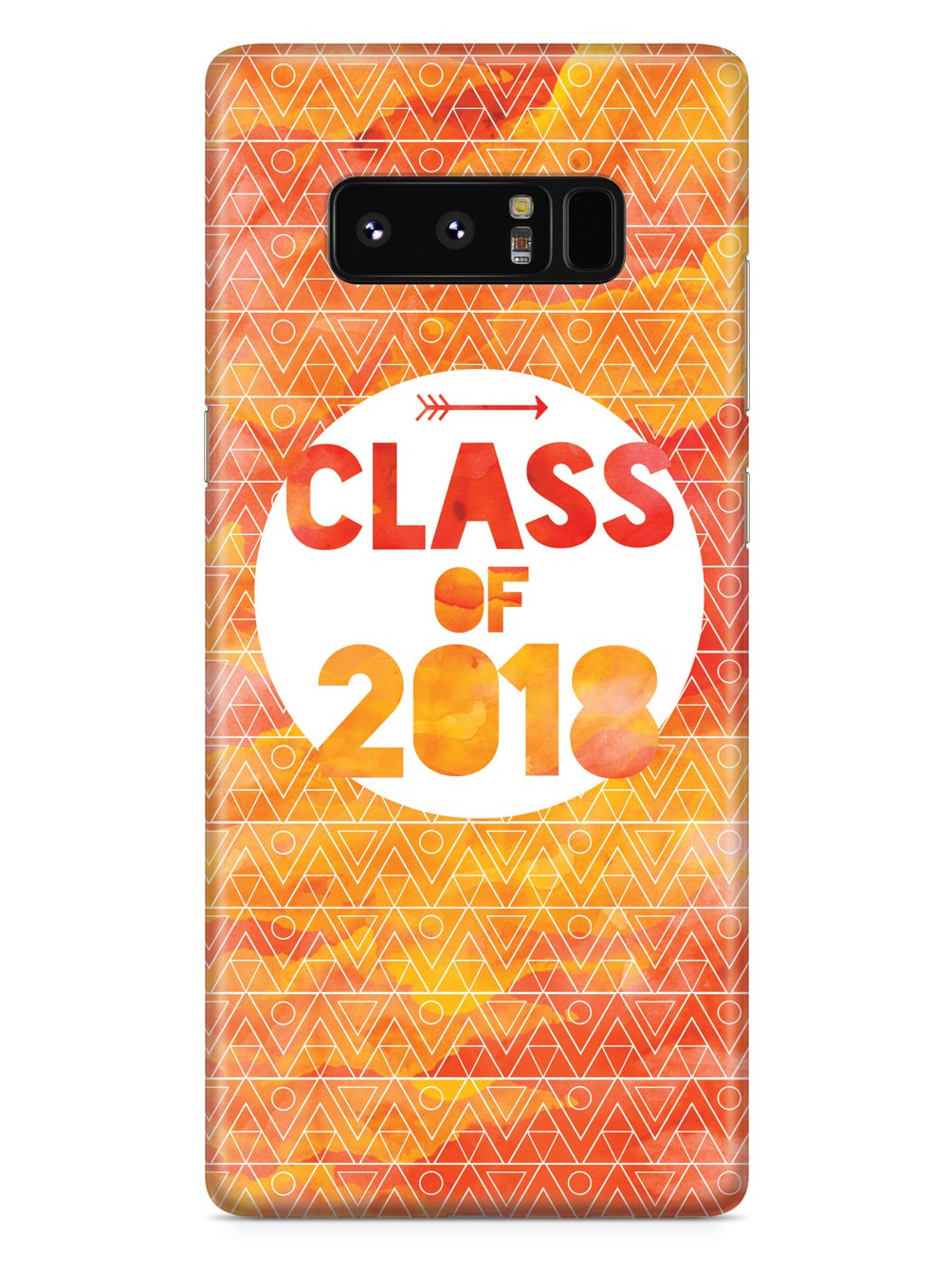 Class of 2018 - Orange Watercolor Case