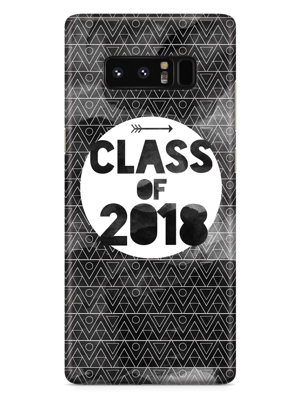Class of 2018 - Black Watercolor Case