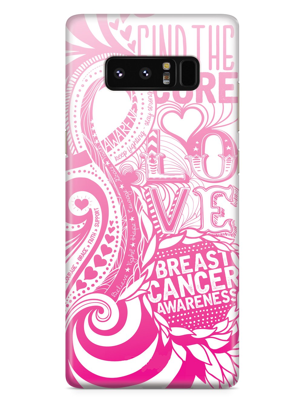 Breast Cancer Awareness - Zentangle Design Case