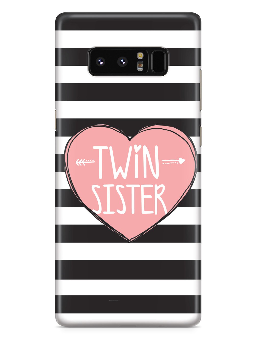 Sisterly Love - Twin Sister - Stripes Case
