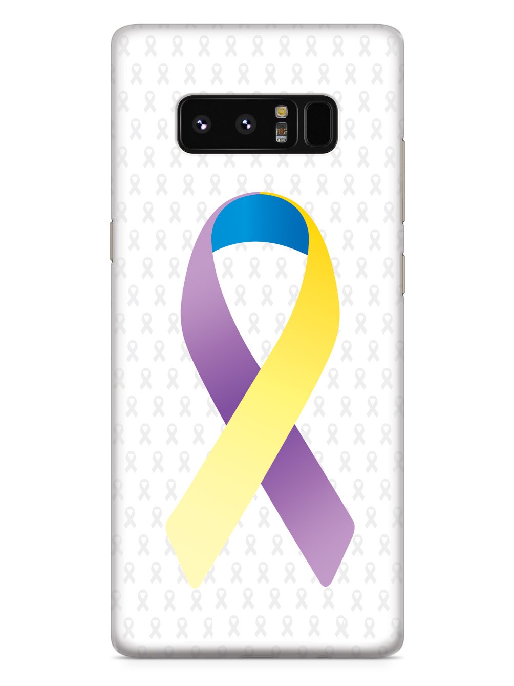 Bladder Cancer Awareness Ribbon - White Case