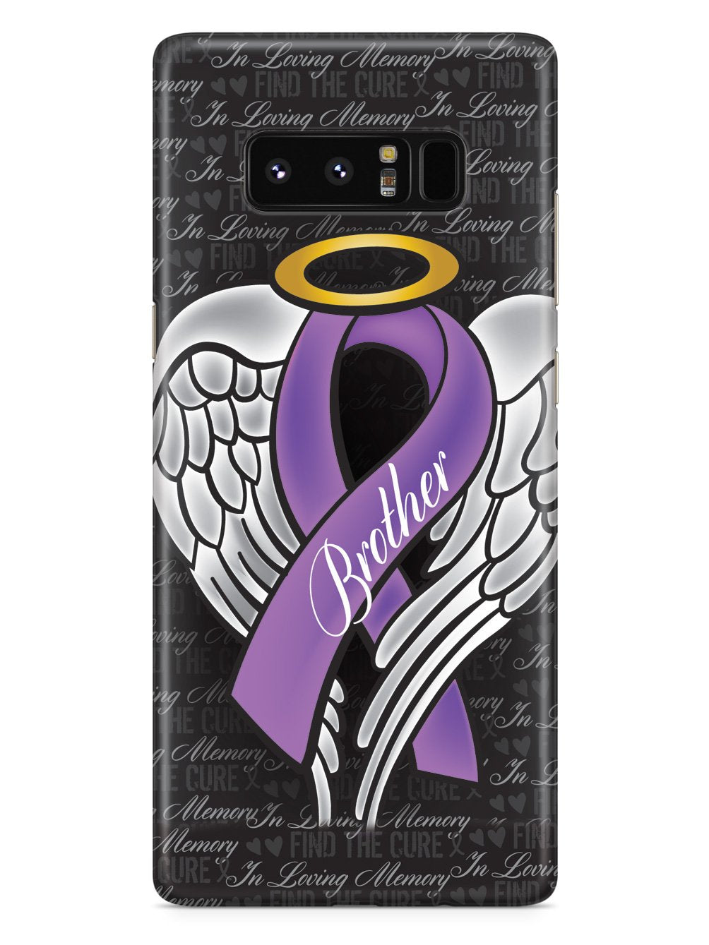 In Loving Memory of My Brother - Purple Ribbon Case