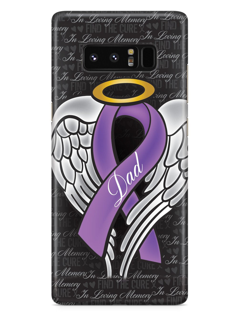 In Loving Memory of My Dad - Purple Ribbon Case