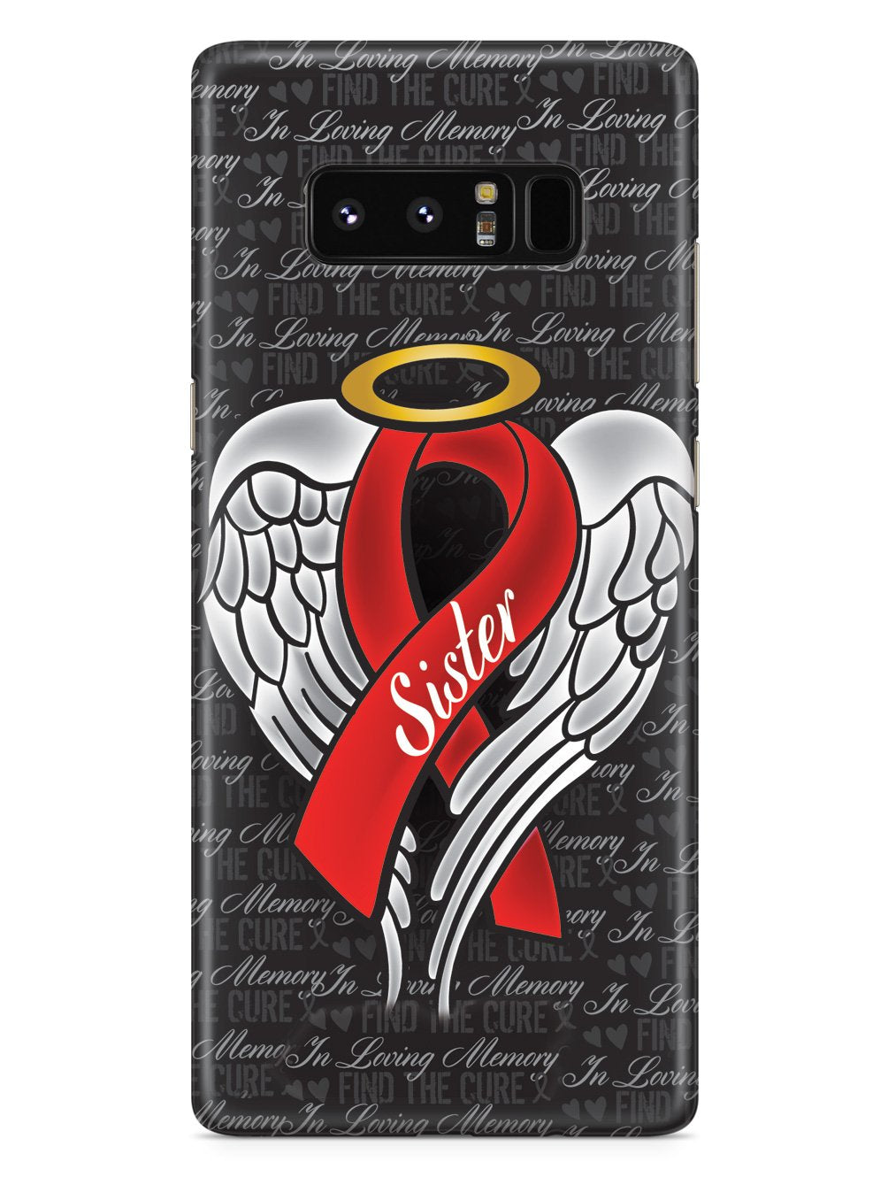 In Loving Memory of My Sister - Red Ribbon Case