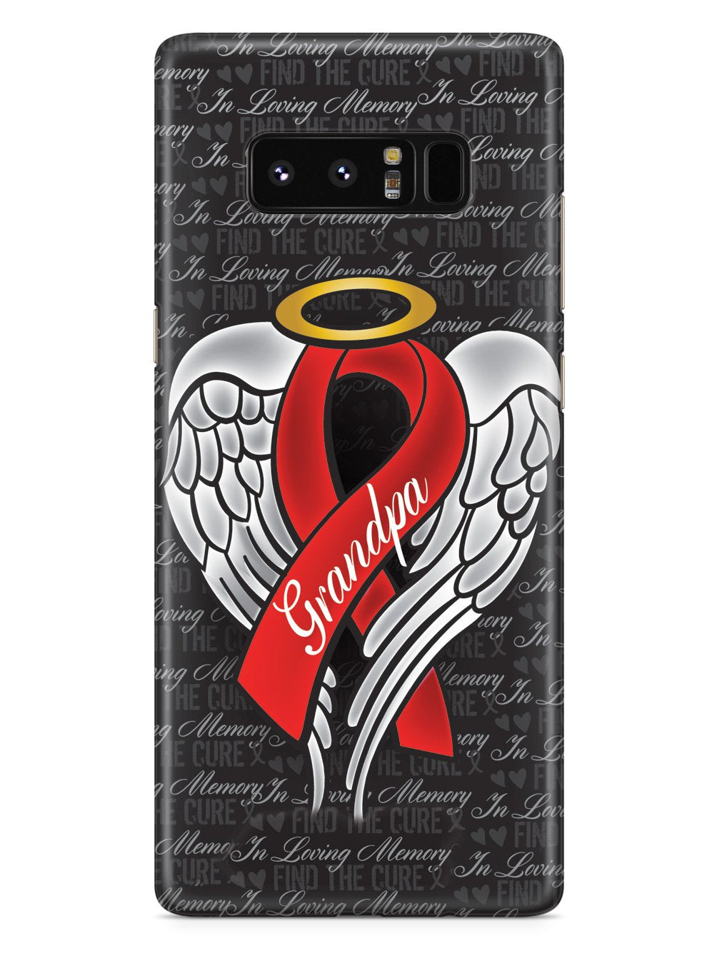 In Loving Memory of My Grandpa - Red Ribbon Case