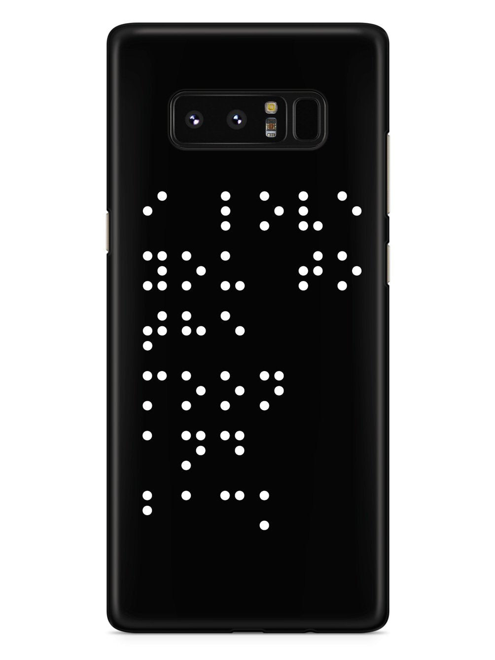 I Love You To The Moon and Back - Braille - Black Case