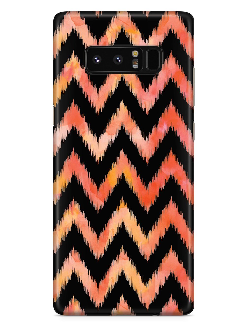 Orange and Black Fuzzy Chevron Case