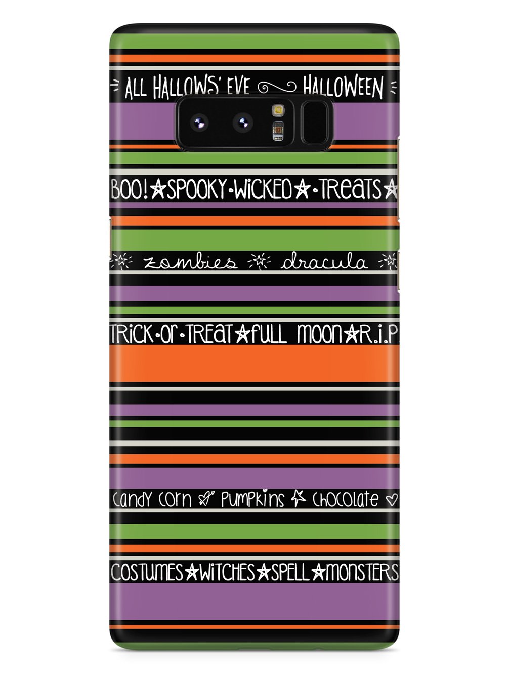 Halloween Stripes Pattern Case