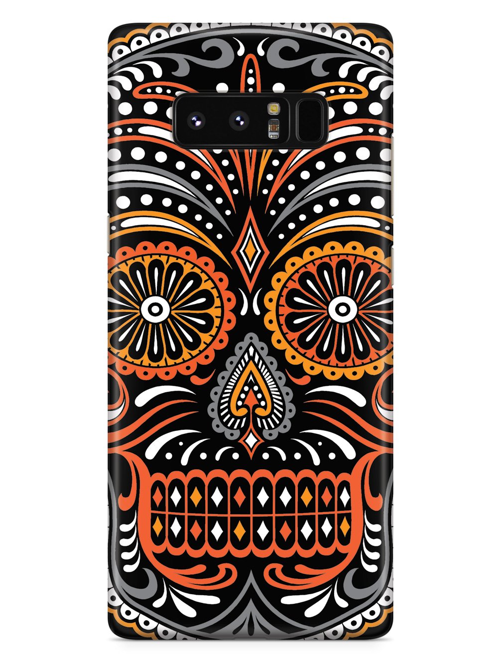 Ornate Sugar Skull - Fall Colors Case