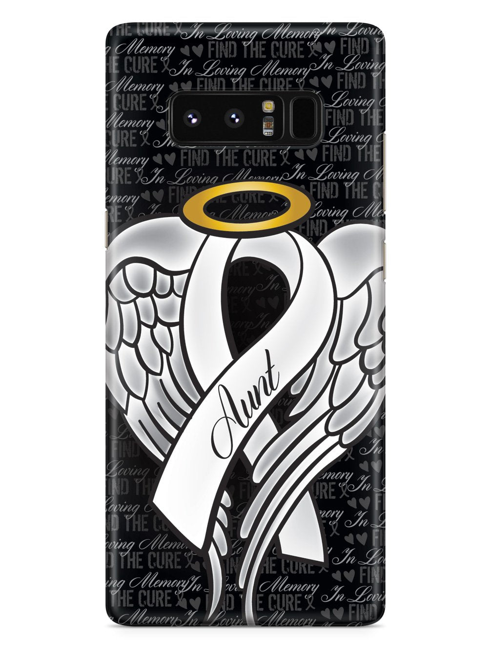 In Loving Memory of My Aunt - White Ribbon Case