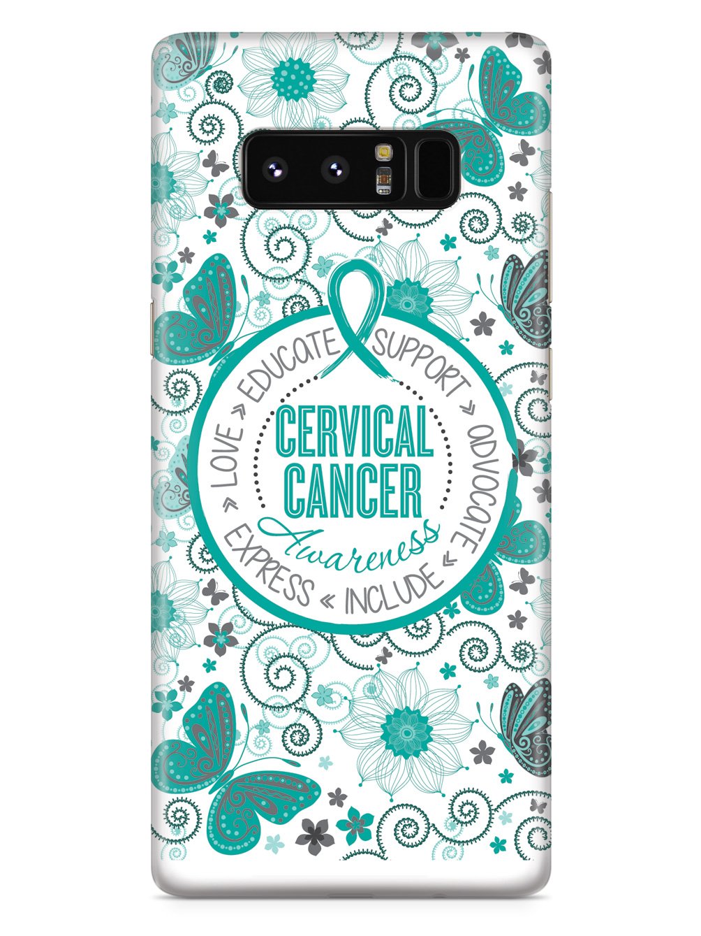 Cervical Cancer - Butterfly Pattern Case