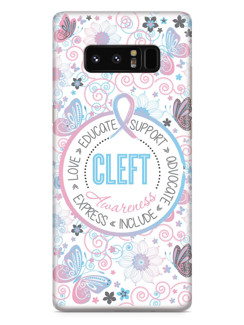 Cleft Awareness - Butterfly Pattern Case