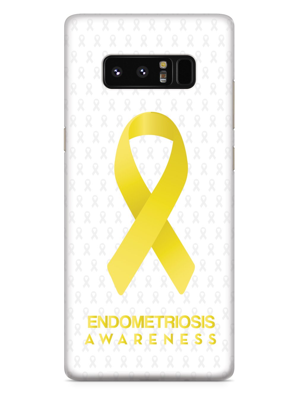 Endometriosis - Awareness Ribbon - White Case