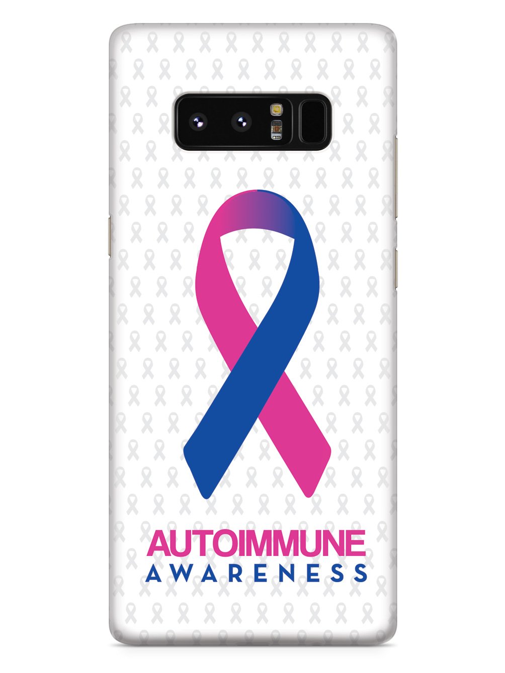 Autoimmune Disease - Awareness Ribbon - White Case