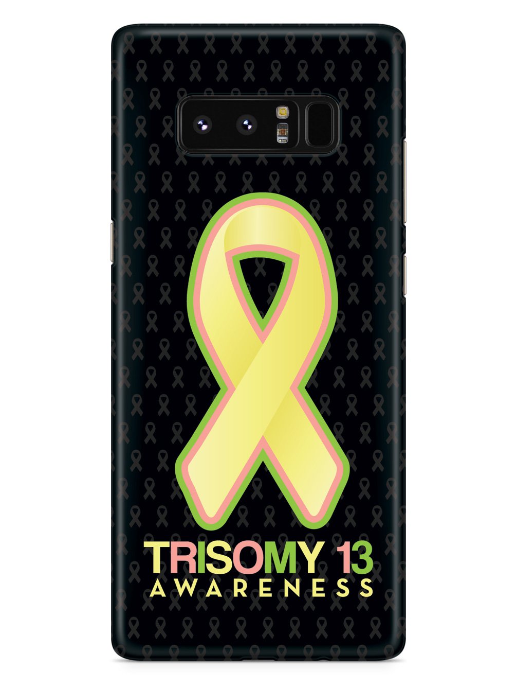 Trisomy 13 - Awareness Ribbon - Black Case