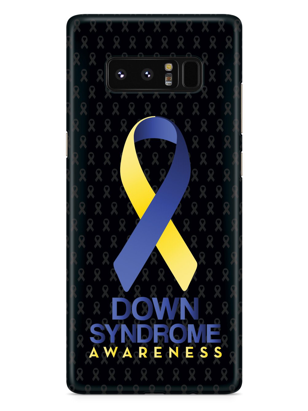 Down Sydrome - Awareness Ribbon - Black Case