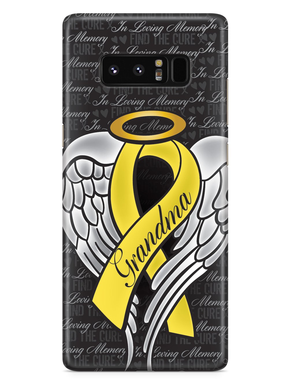 In Loving Memory of My Grandma - Yellow Ribbon Case