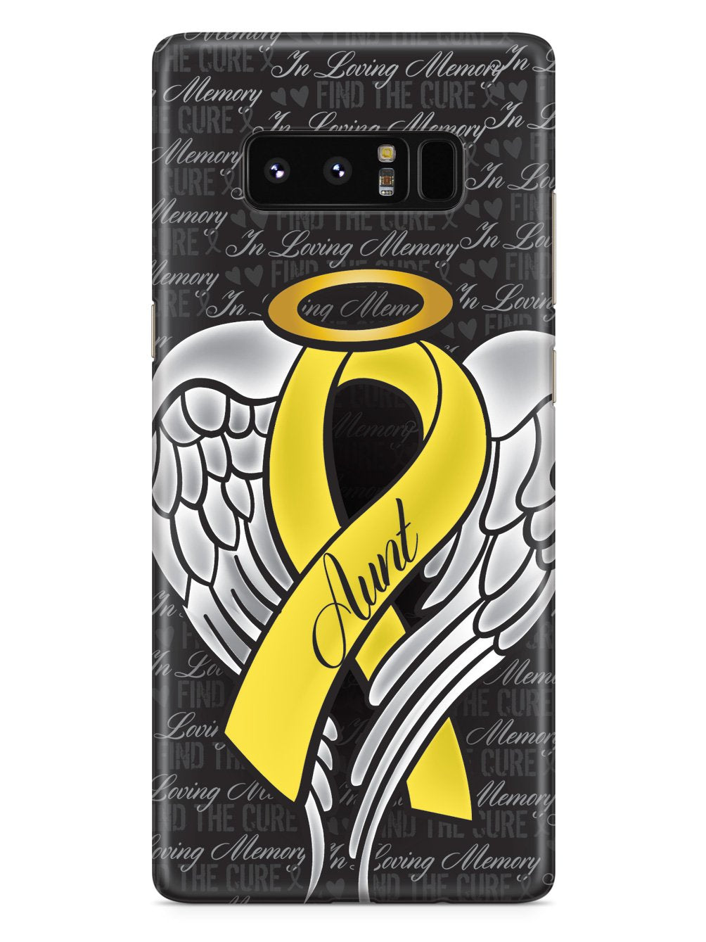 In Loving Memory of My Aunt - Yellow Ribbon Case
