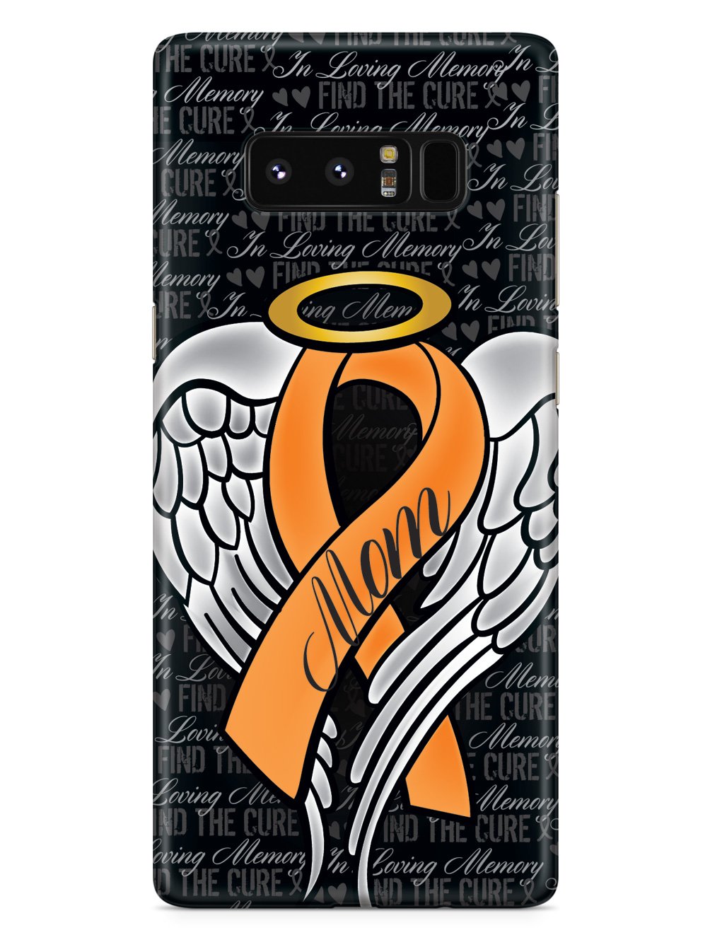 In Loving Memory of My Mom - Orange Ribbon Case