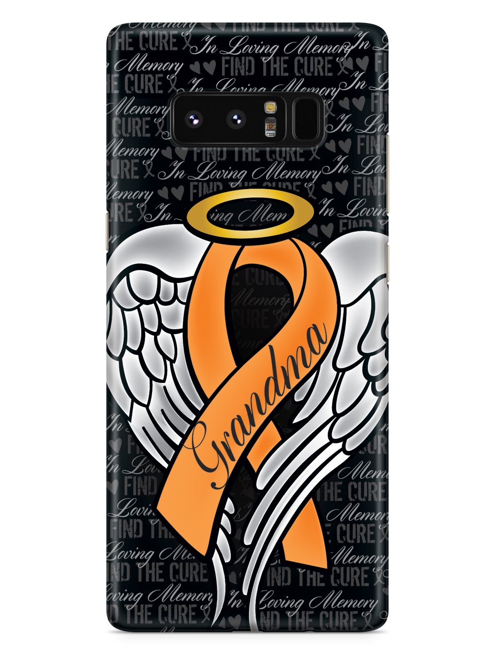 In Loving Memory of My Grandma - Orange Ribbon Case