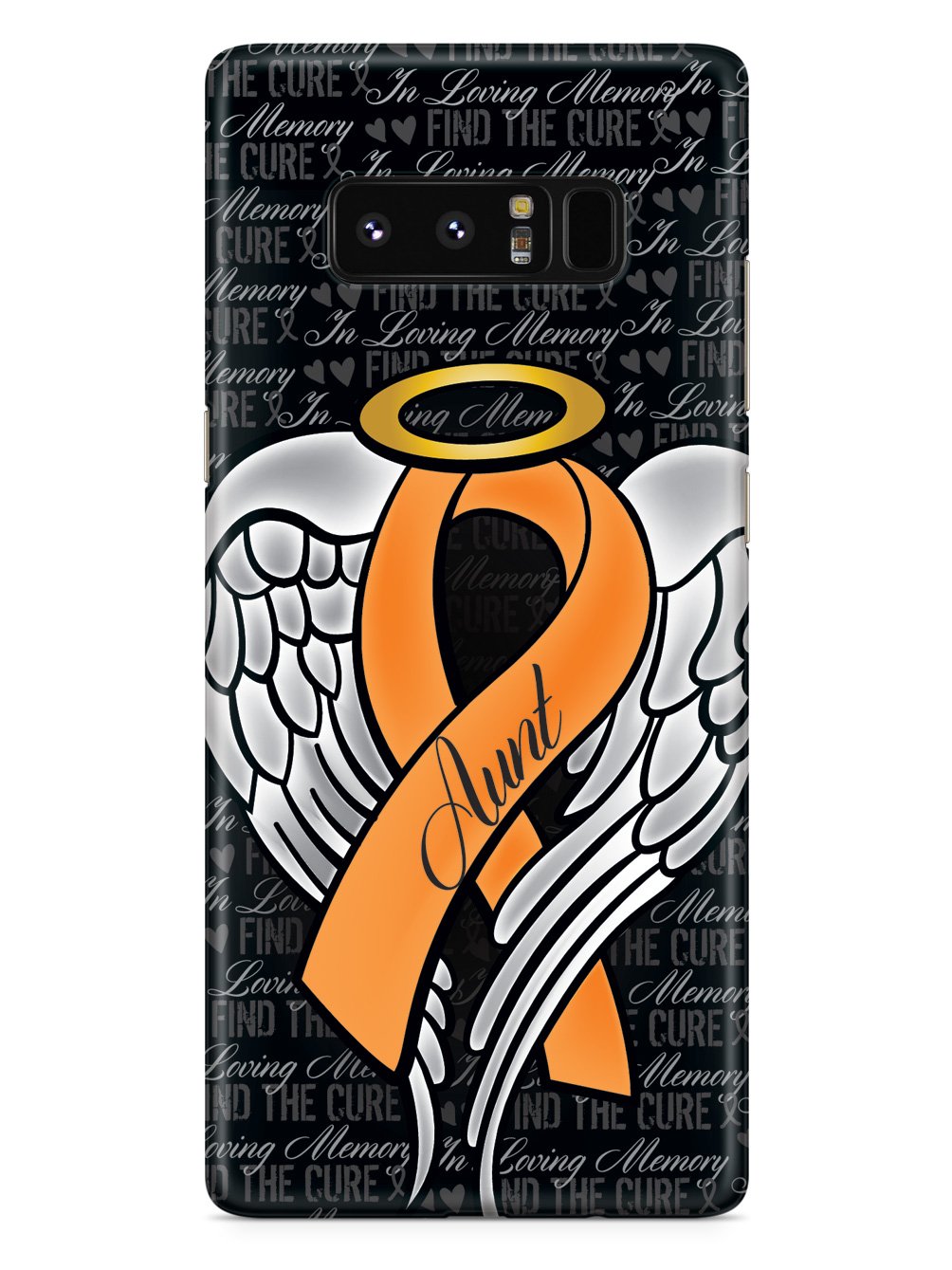 In Loving Memory of My Aunt - Orange Ribbon Case