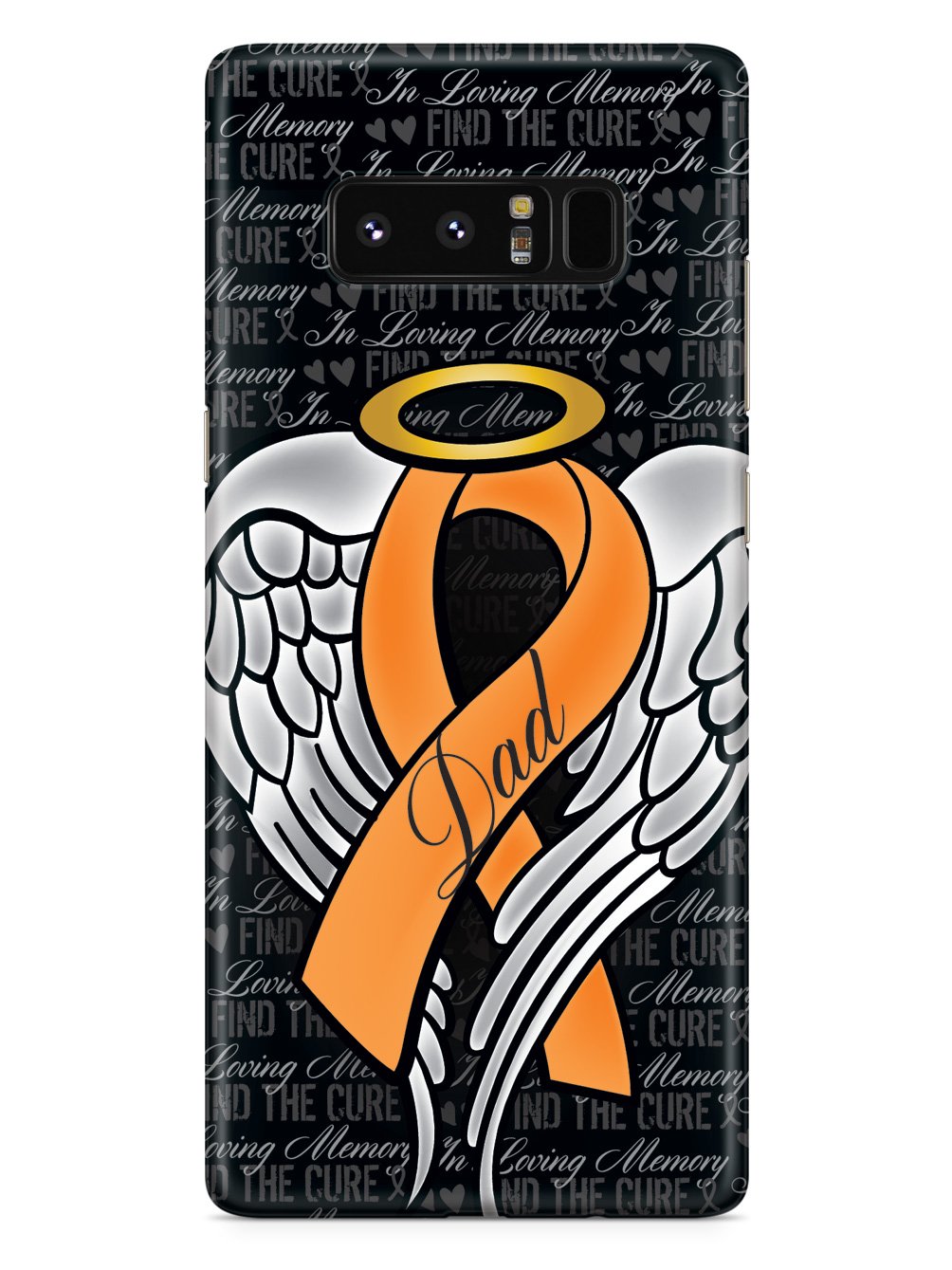 In Loving Memory of My Dad - Orange Ribbon Case