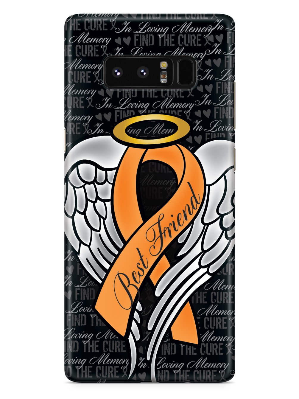 In Loving Memory of My Best Friend - Orange Ribbon Case