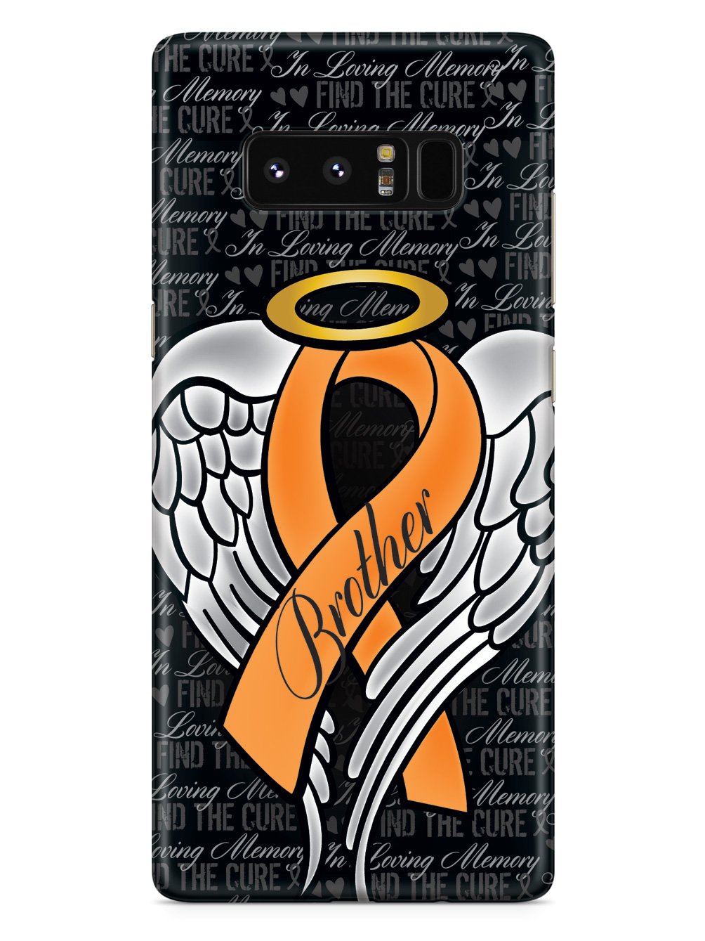 In Loving Memory of My Brother - Orange Ribbon Case