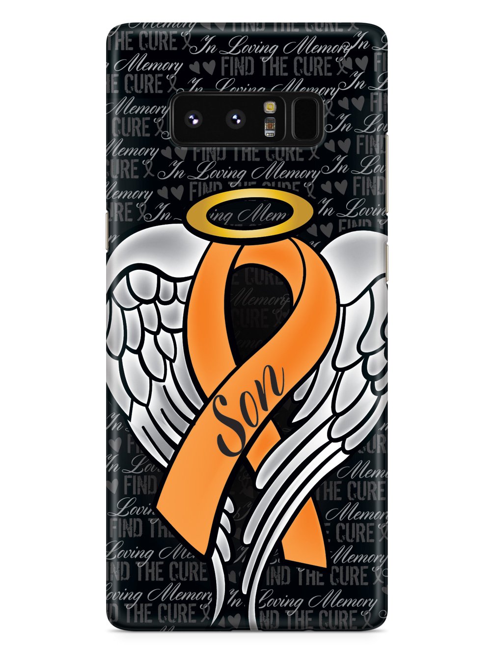 In Loving Memory of My Son - Orange Ribbon Case