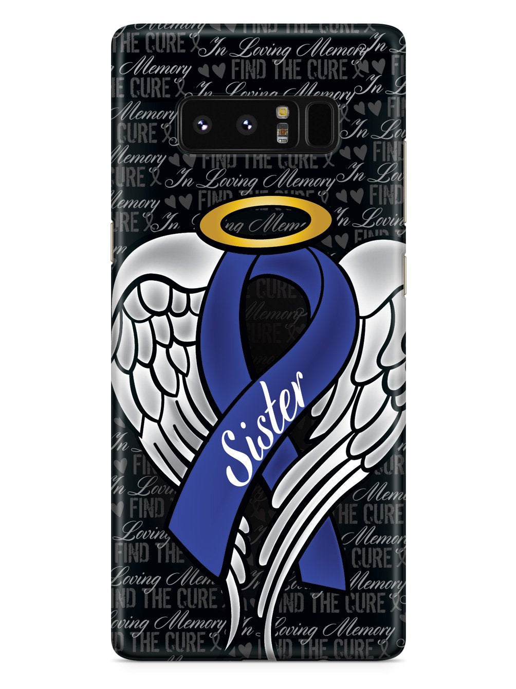 In Loving Memory of My Sister - Blue Ribbon Case