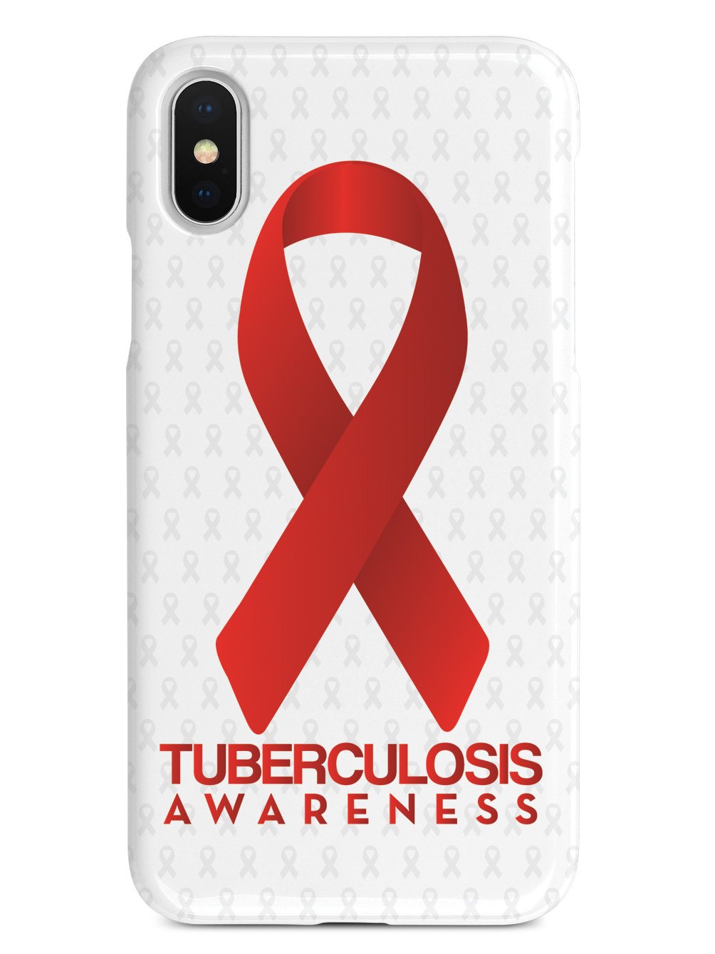 Tuberculosis - Awareness Ribbon - White Case
