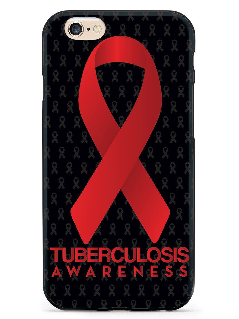 Tuberculosis - Awareness Ribbon - Black Case