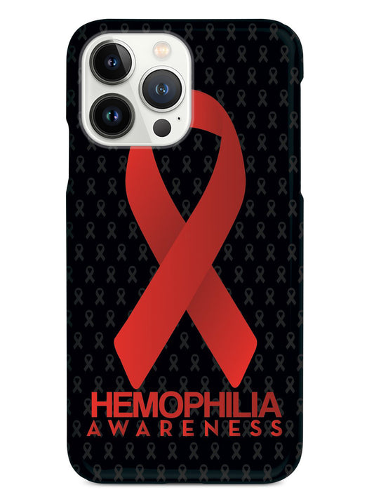 Hemophilia - Awareness Ribbon - Black Case