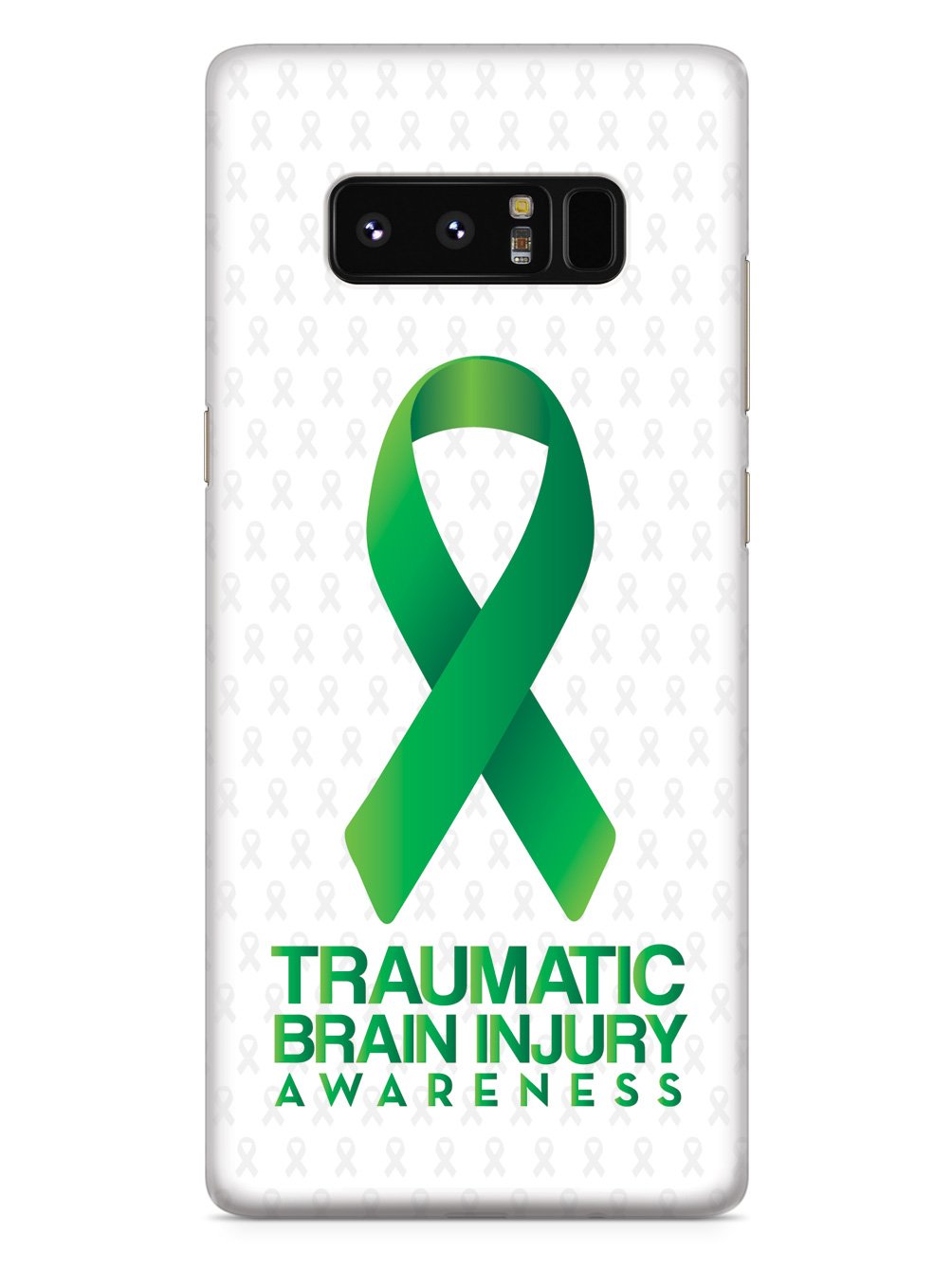 Traumatic Brain Injury - Awareness Ribbon - White Case