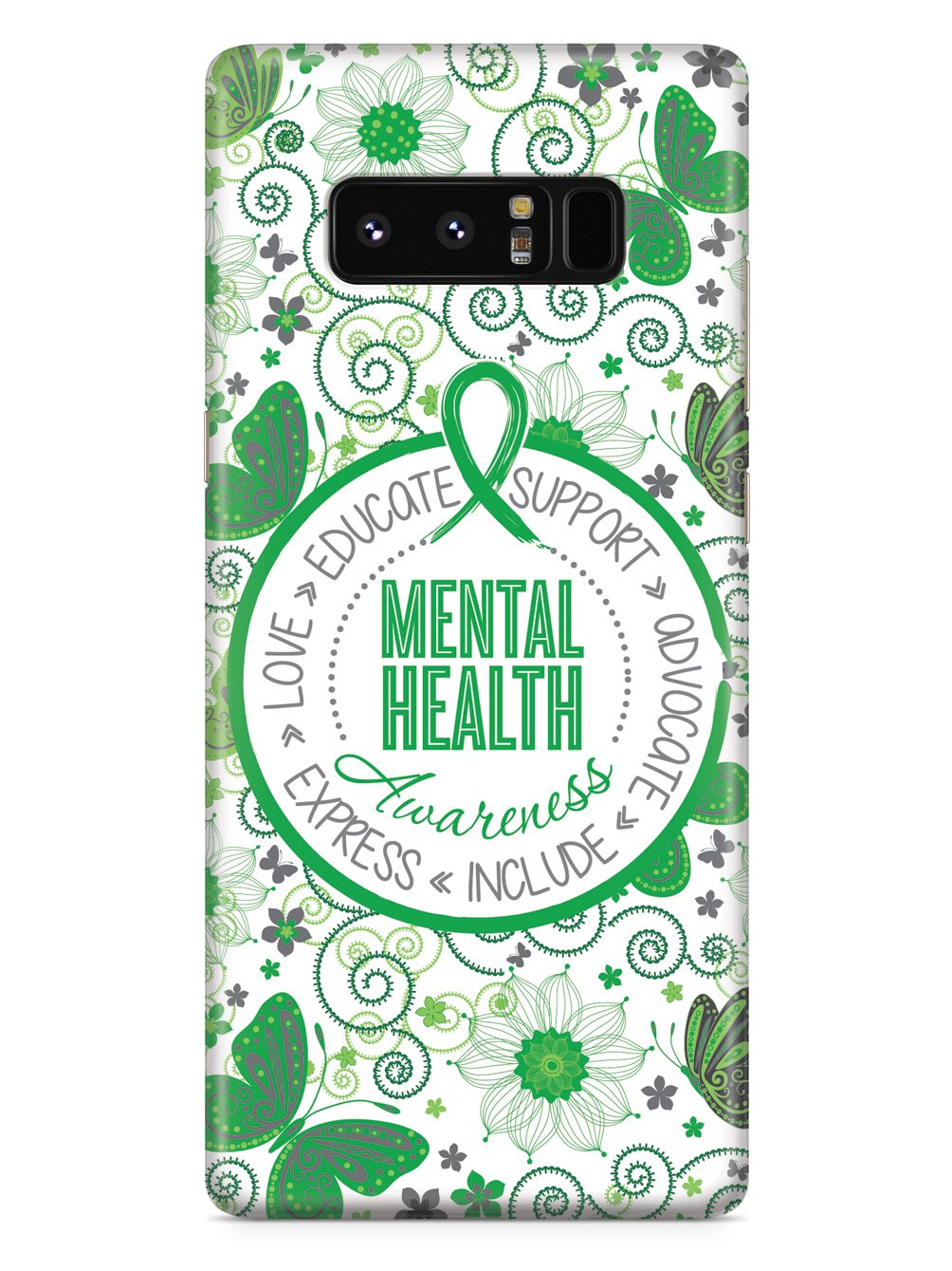 Mental Health - Butterfly Pattern Case