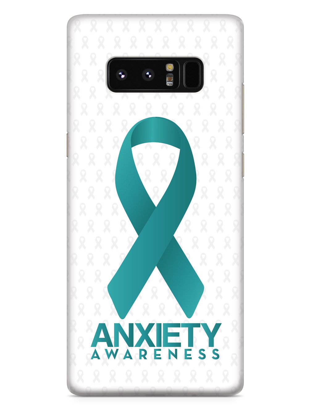 Anxiety - Awareness Ribbon - White Case