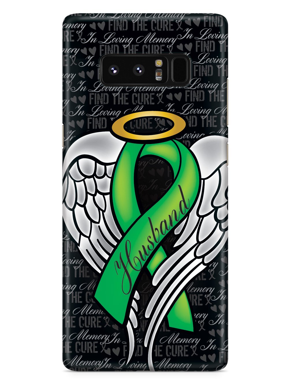 In Loving Memory of My Husband - Green Ribbon Case
