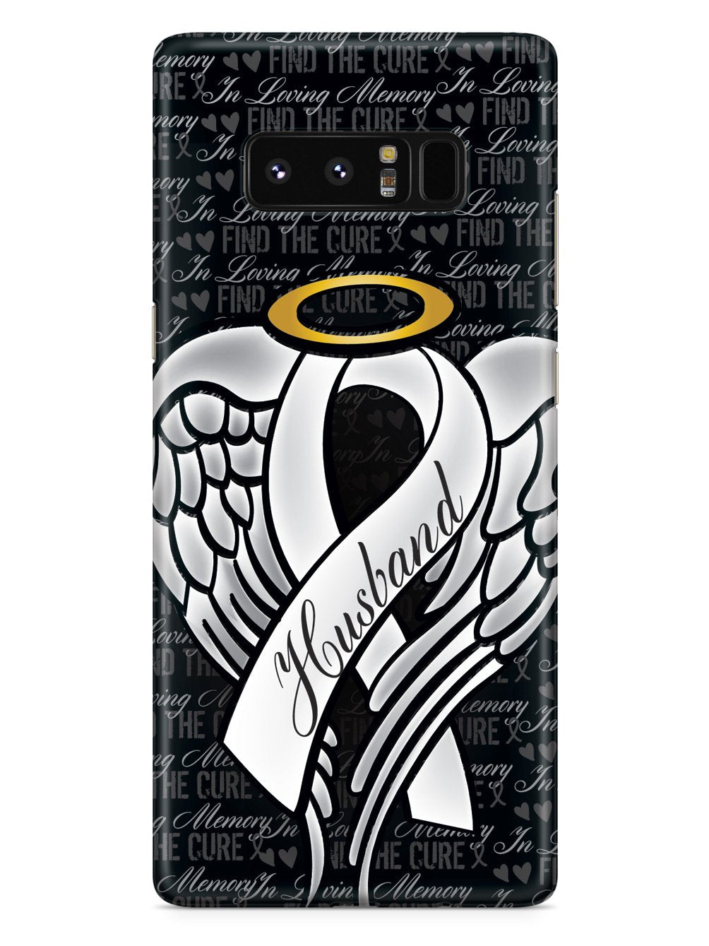 In Loving Memory of My Husband - White Ribbon Case