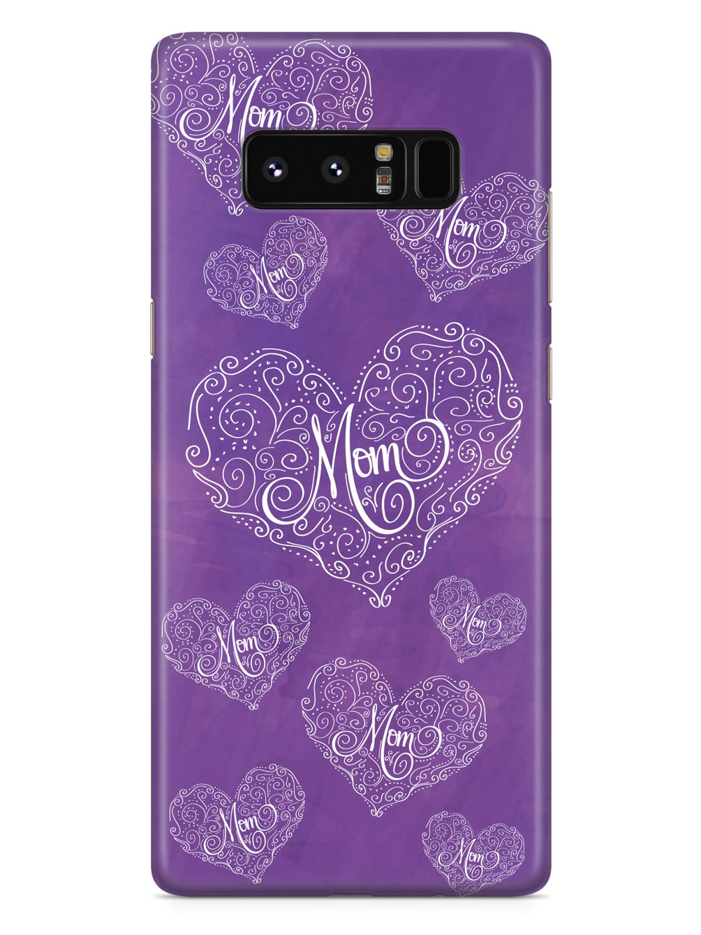 Mom Doodle Hearts - Purple Case