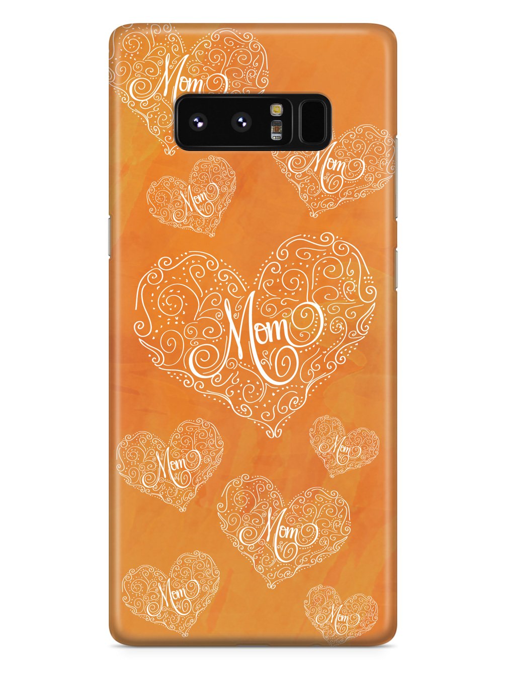 Mom Doodle Hearts - Orange Case