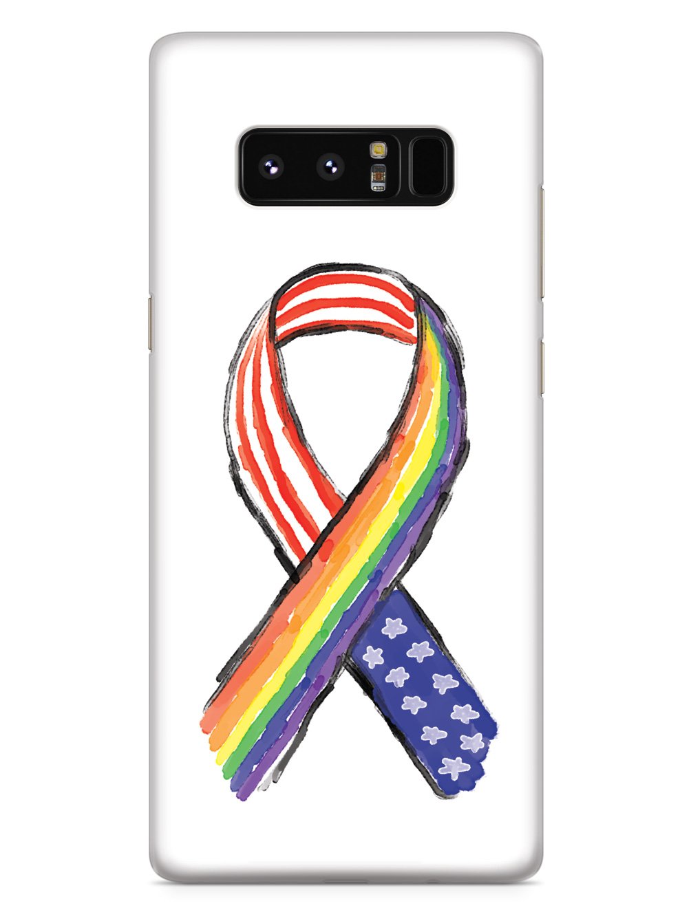 American Flag and LGBT Ribbon Case