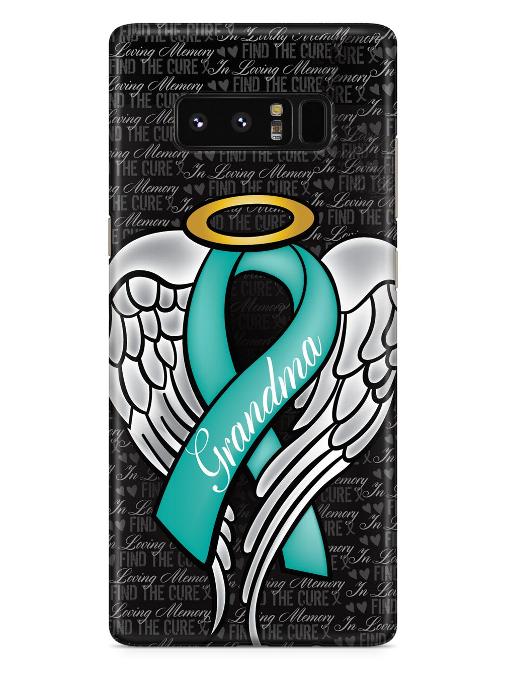 In Loving Memory of My Grandma - Teal Ribbon Case