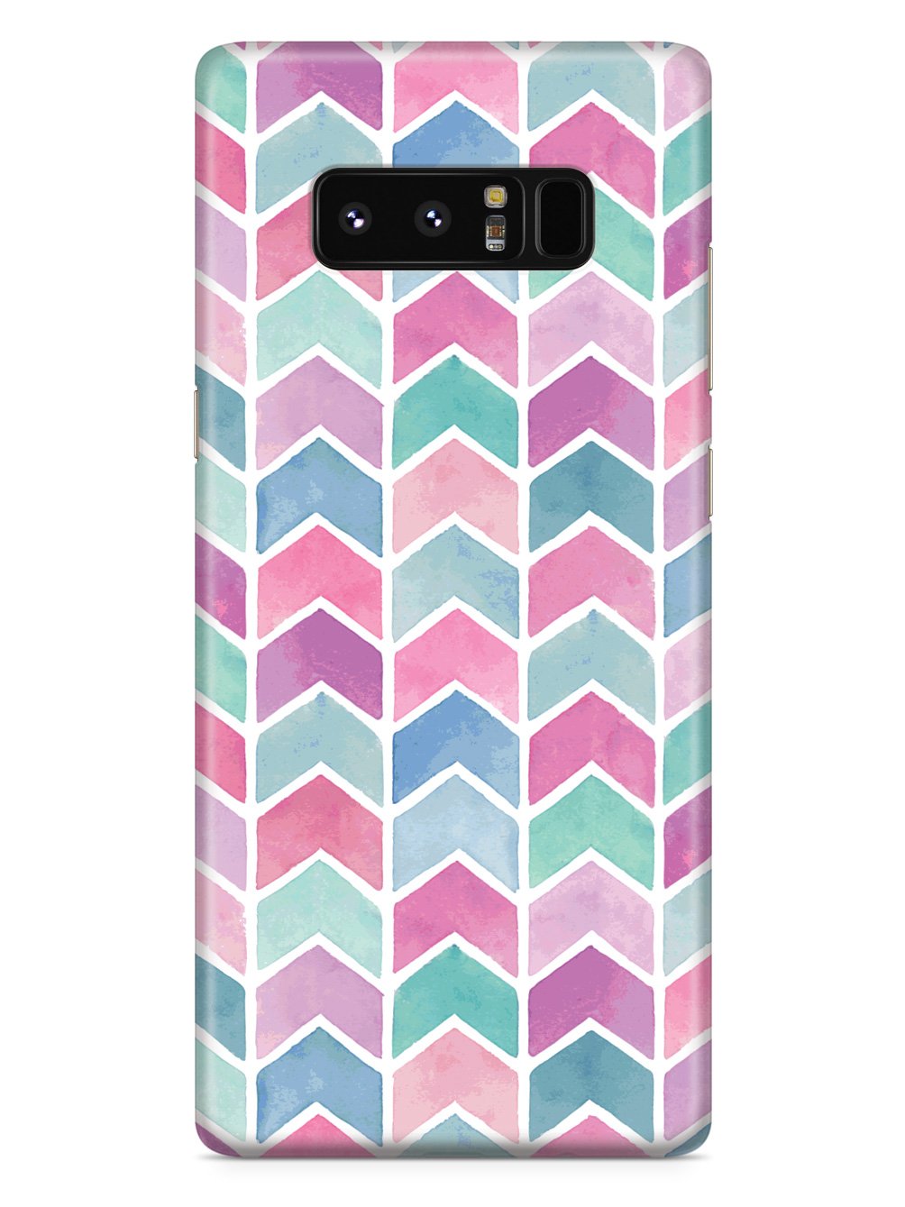 Pastel Watercolor Chevron Case