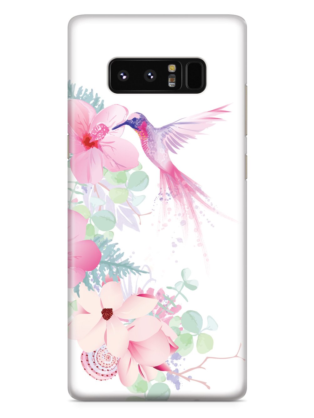 Pink and Purple Hummingbird Case