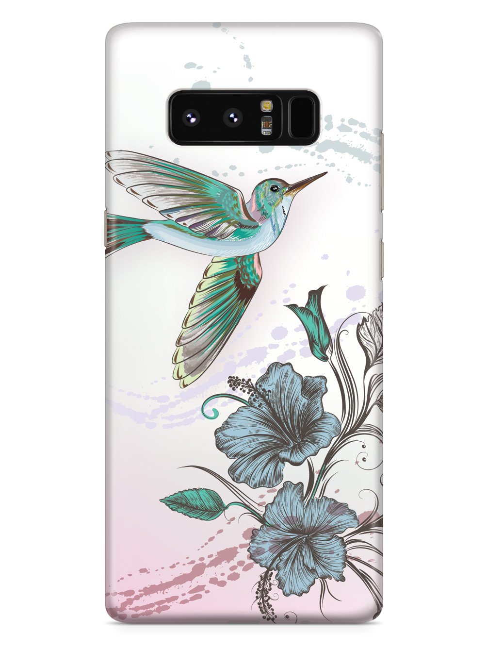 Hibiscus Flower and Hummingbird Case