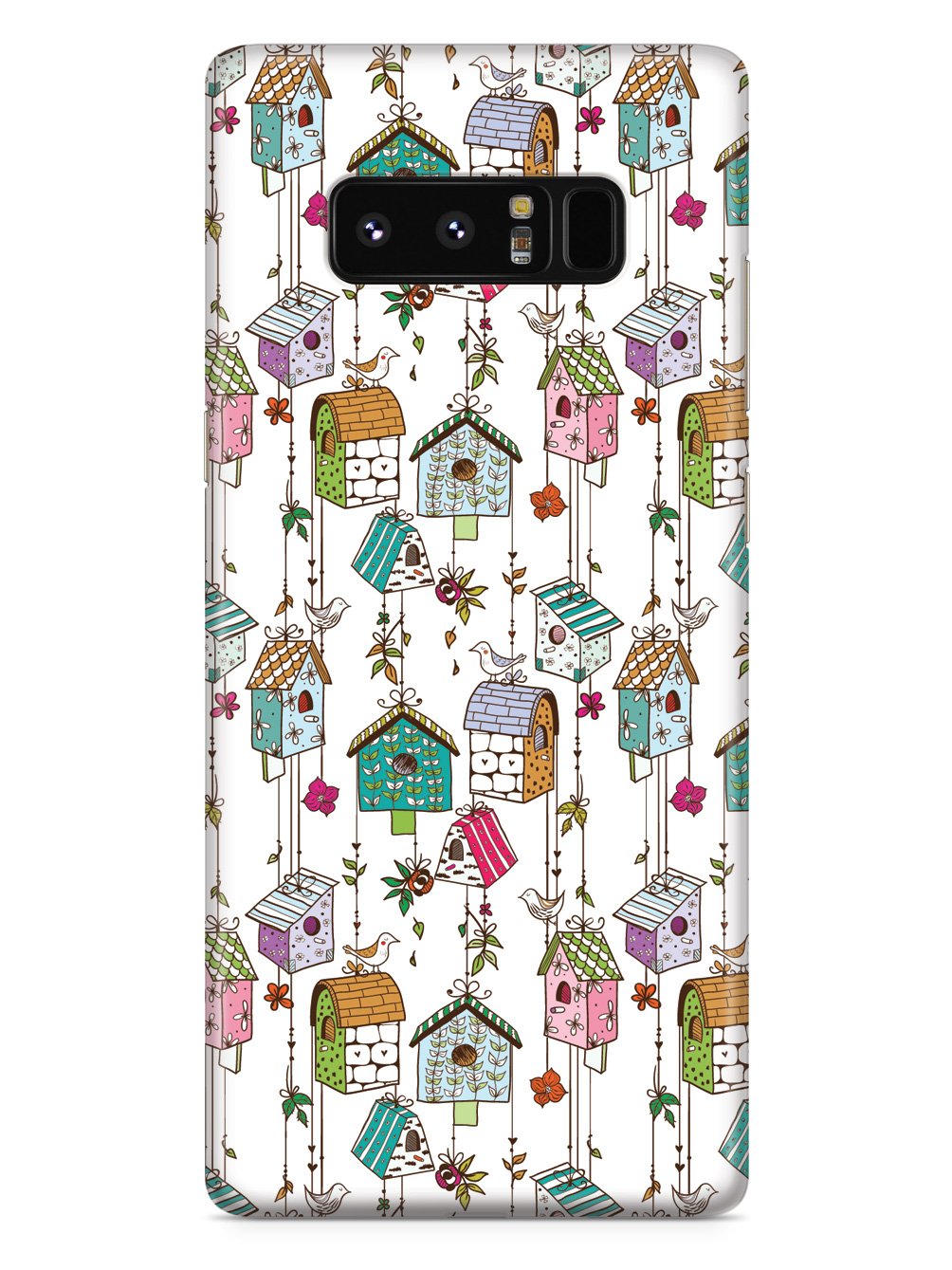 Cute Bird House Pattern Case