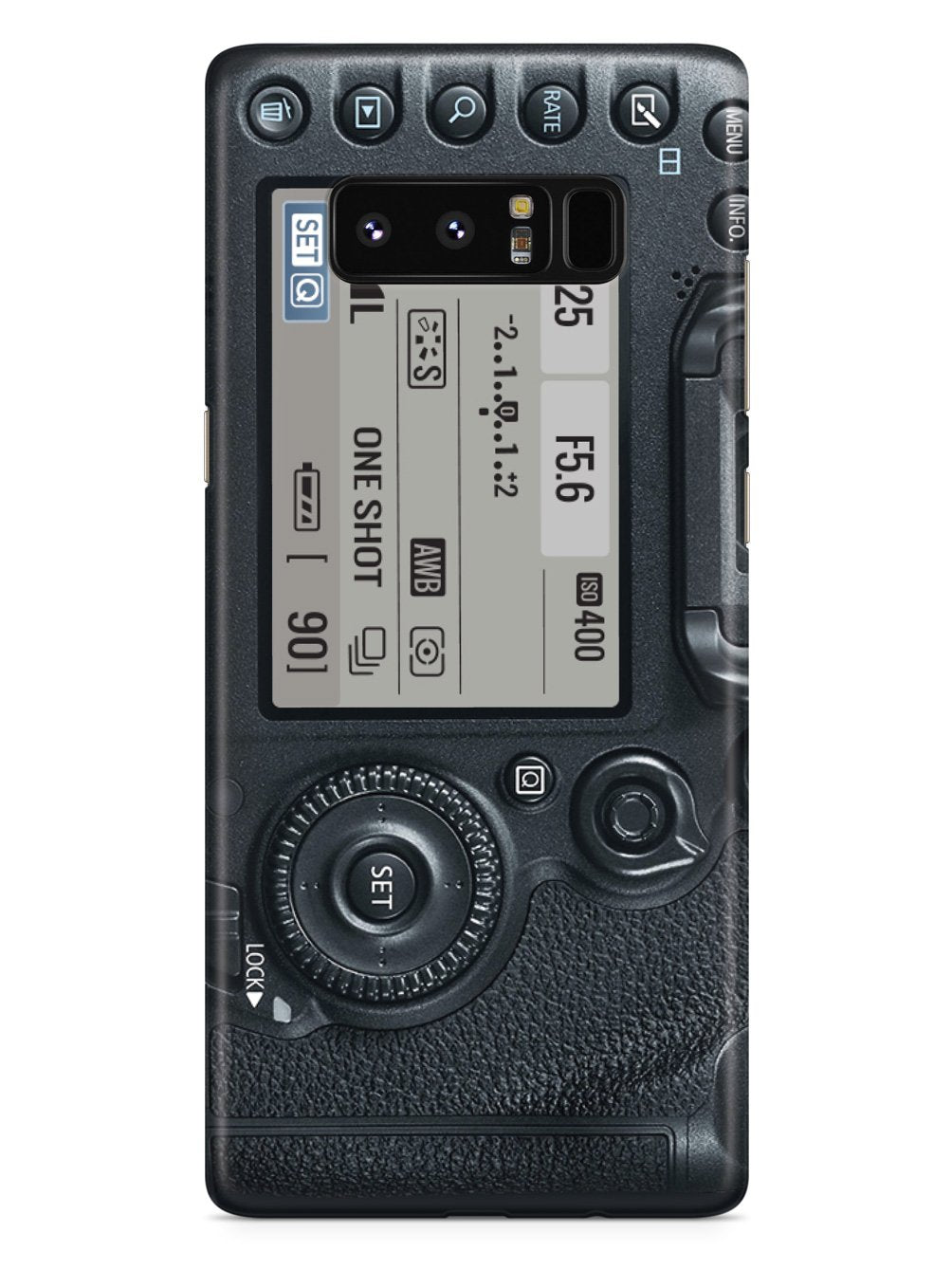 Back of DSLR Camera Case