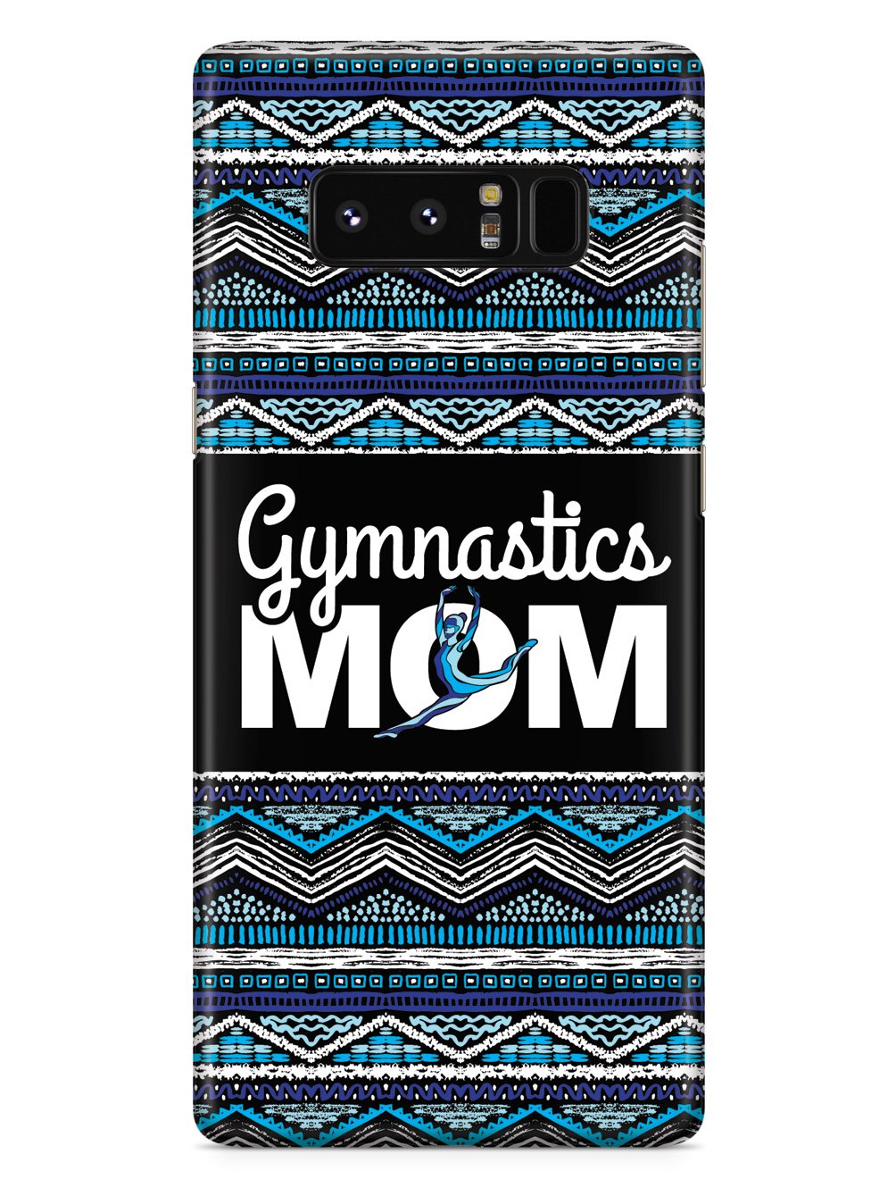 Blue Gymnastics Mom - Black Case