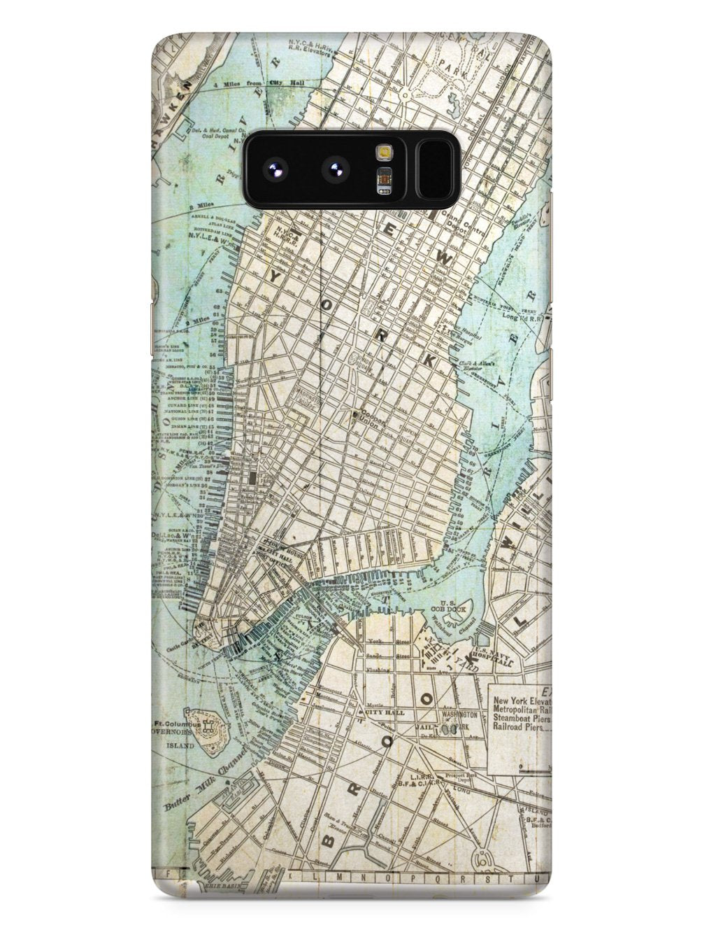 Old Street Map of New York Case