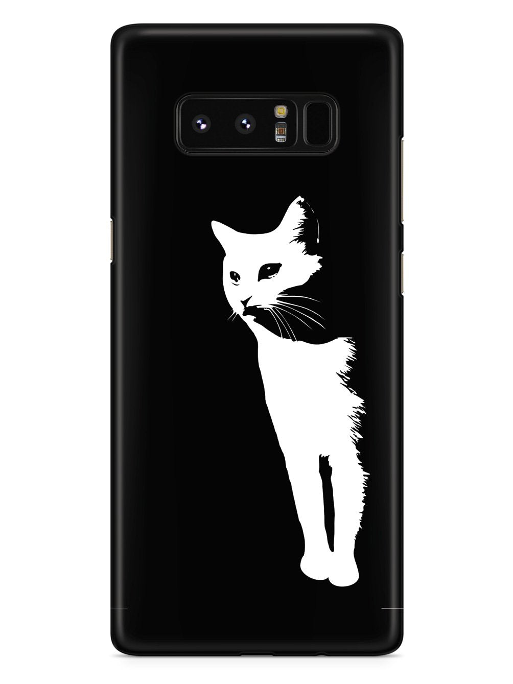 Dramatic White Cat Case